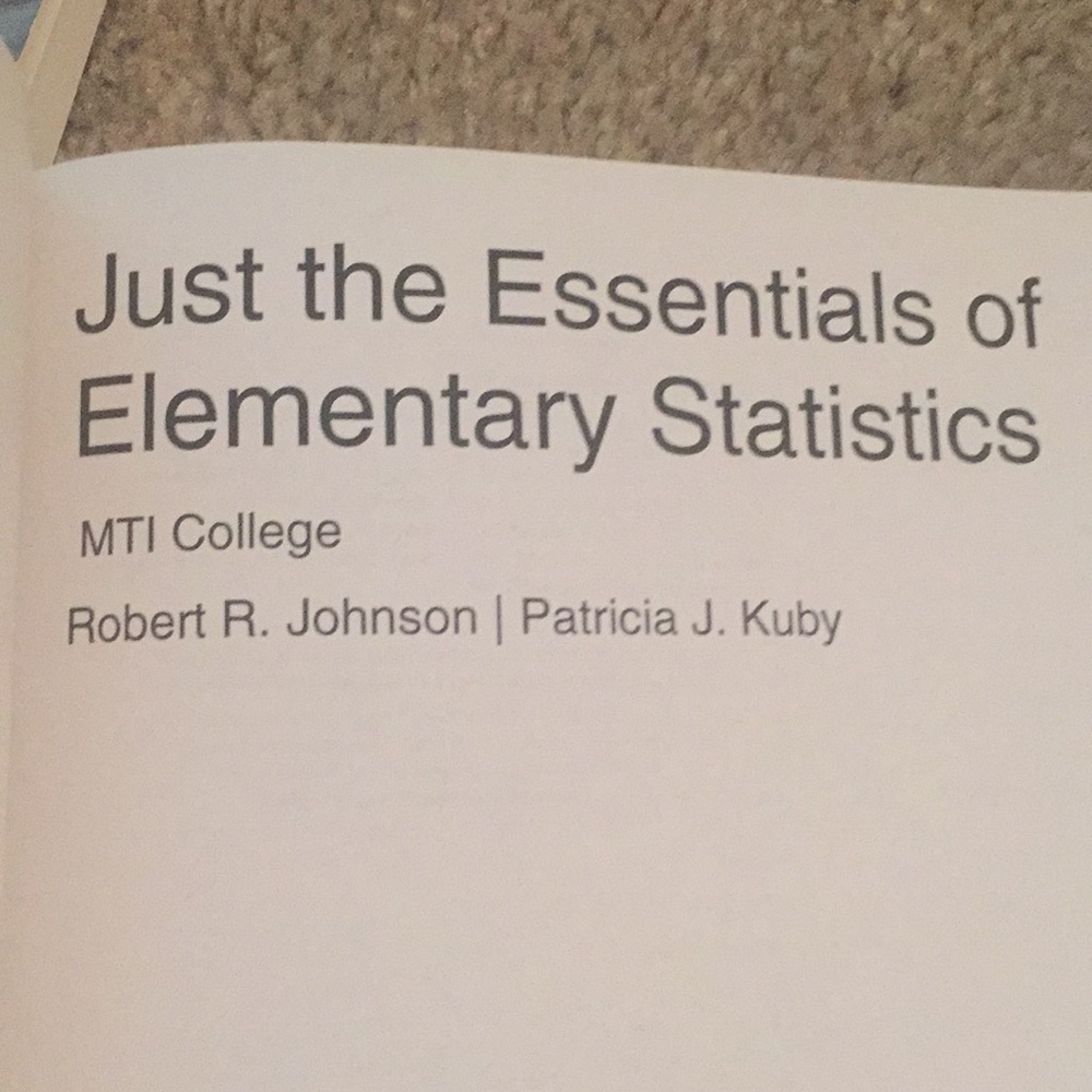 Elementary statistics - Picture 2 of 3